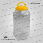 وعاء بلاستيك دائري سعة ستة لتر (6 لتر)