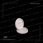 Թասերի և սպասքի սպիտակ պլաստիկ կափարիչ 650 գրամ