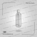 Şəffaf kvadrat plastik şüşə 400 cc