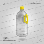 1 litr 1000 ml plastik şüşə, qapaqlı 3 ədəd paket