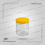 500 ml silindrik plastik banka və ya küp (88 mm açılış)