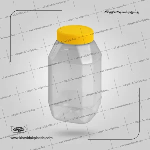 1350 毫升 透明塑料多邊形罐