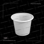 1700 毫升 一次性白色的酸奶容器