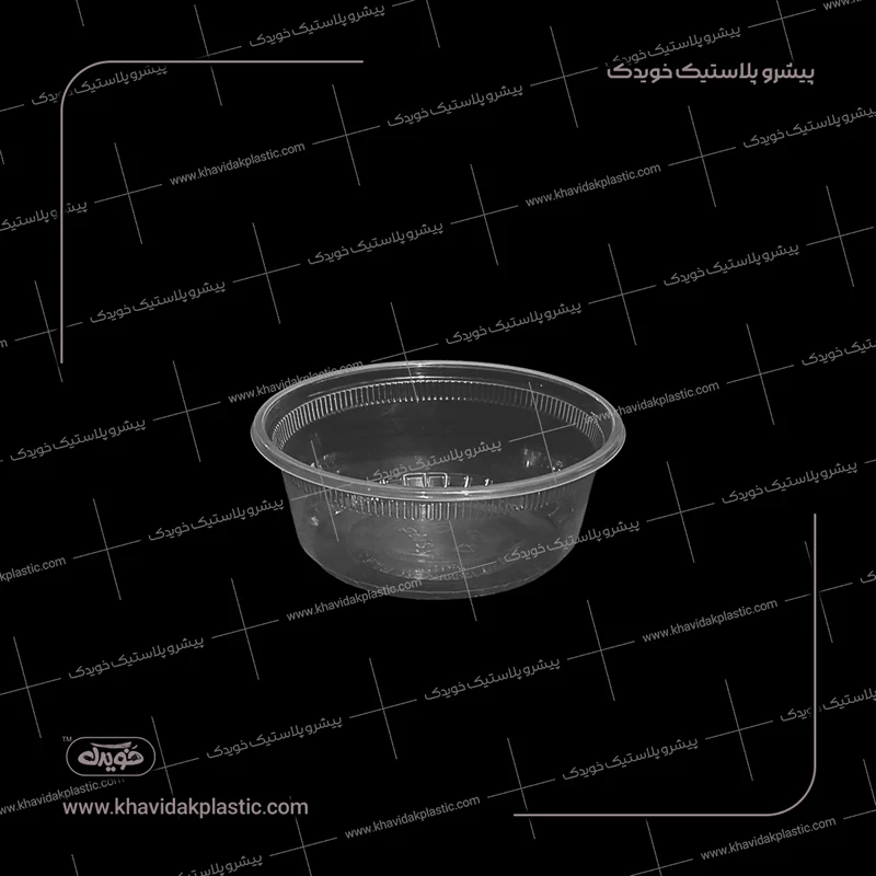 一次性透明塑料燉碗 250 毫升 一次性透明塑料燉碗 250 毫升