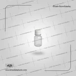 Empty transparent cylindrical bottle 60 cc 