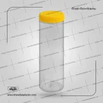 Cylindrical one-liter plastic jar (1 liter)
