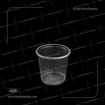 650 cc clear disposable plastic yogurt container