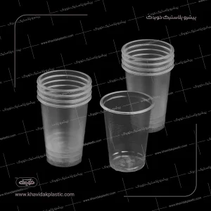 3500 pcs disposable plastic cups - carton pack (7x500 pcs)