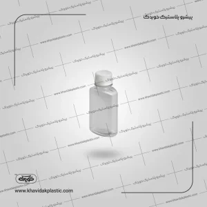 Bouteille en plastique large ovale de 120 cc
