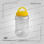 Pot rond en plastique de trois litres (3 litres)