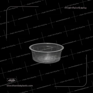 Conteneur de crème glacée en plastique jetable 120 cc