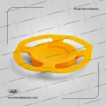 Couvercle de pot en plastique avec ouverture ronde de 120 mm