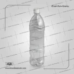 Transparente leere Plastik flasche 1200 cc