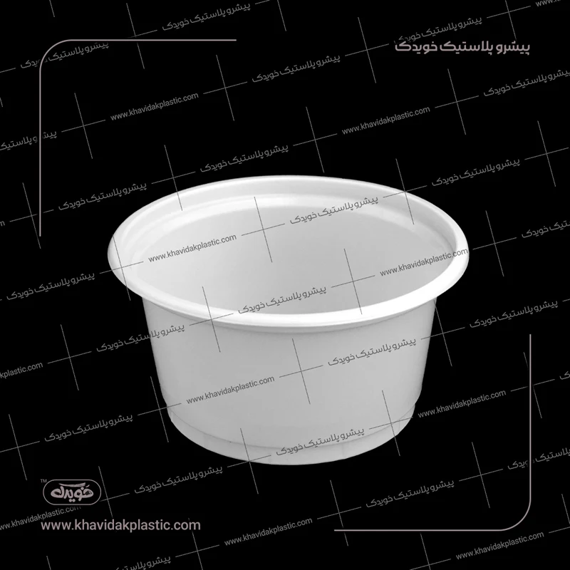 Konteynir plastîk mastê Spî 2300 ml Konteynir plastîk mastê Spî 2300 ml