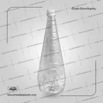 مخروطی اور پرامڈ پلاسٹک کی بوتل 1400 سی سی