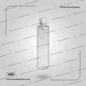 Botella plástica cilíndrica de 500 cc