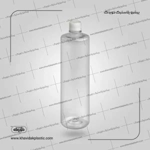Botella plástica cilíndrica de 1000 cc