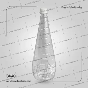 Botella de plástico cónica y piramidal 1400 cc