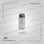 Botella de especias de plástico de 160 ml con tapa perforada
