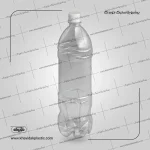 Ağır bir buçuk litrelik plastik şişe (1,5 litre)