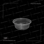 Şeffaf tek kullanımlık plastik kase 250 ml