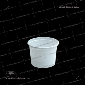 700 ml tek kullanımlık plastik yoğurt ve süt kabı - ısıya dayanıklı, kırılmaz