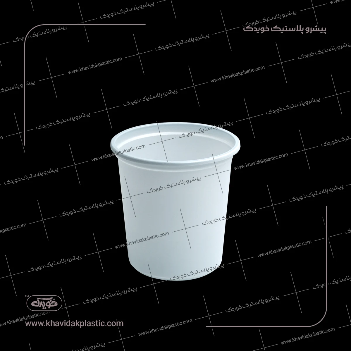 Bir gezek ulanylýan plastik gatyk we süýt gapy 1000 ml - 1 kg Bir gezek ulanylýan plastik gatyk we süýt gapy 1000 ml - 1 kg
