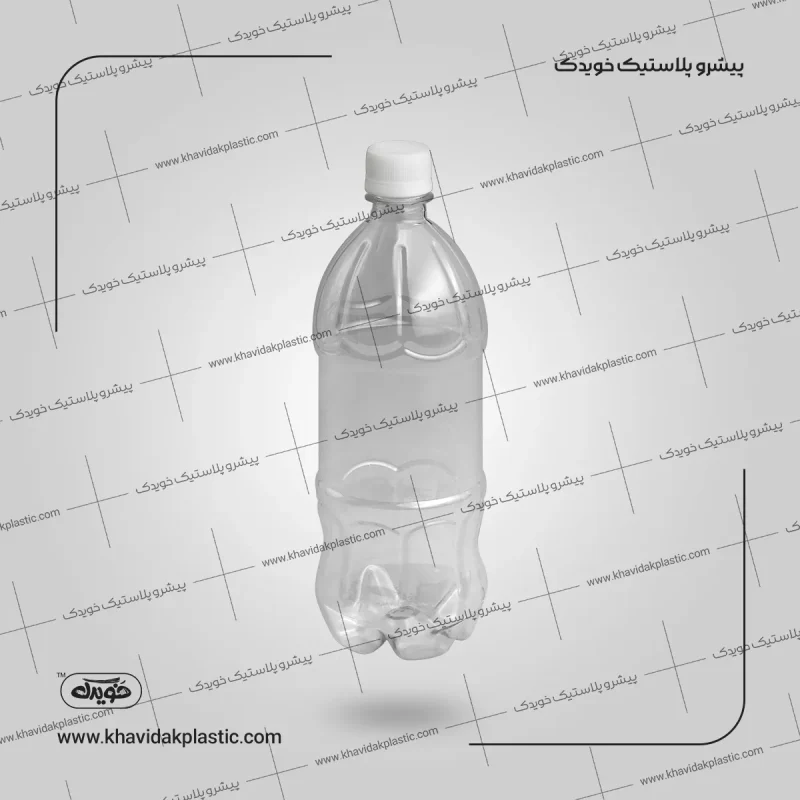بطری 1000 سی سی پلاستیکی شفاف یک لیتری آب لیمو