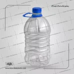 بطری پلاستیکی شفاف خالی 4 لیتری یا چهار و نیم کیلویی با درب و دستگیره 3900 سی سی