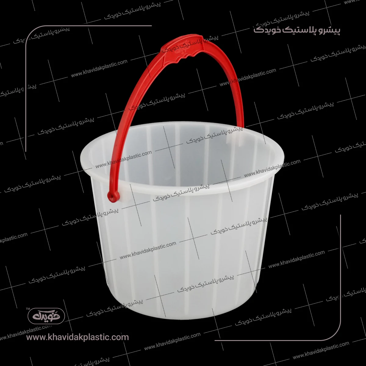 سطل ماستی 3800 گرمی دستگیره الوان ( 4 قدیم ) طرح تابان خویدک سطل ماست پلاستیکی دسته دارسه و چهار کیلو یی درب دار و دستگیره دار قدیمی 3 و 4 کیلو یی
