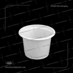ظرف و سطل ماست و ماستی 1.5 یک و نیم کیلویی 1500 گرمی پ پ شیری سنگین