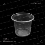 ظرف و سطل ماست و ماستی 1.5 یک و نیم کیلویی 1700 گرمی پ شفاف لبنیاتی