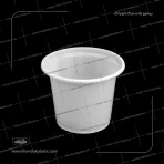 ظرف و سطل ماست و ماستی 1.5 یک و نیم کیلویی 1700 گرمی پ پ شیری سبک