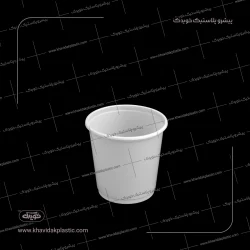 ظرف ماست یکبار مصرف 650 گرمی پ پ شیری خویدک