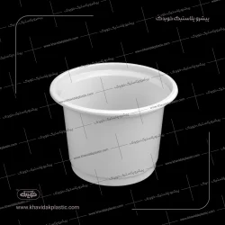 ظرف و سطل ماست و ماستی خمره ای 2 دو کیلویی 2000 گرمی پ پ شیری سنگین لبنیاتی