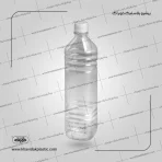 بطری پلاستیکی شفاف گلاب و عرق گیاهی 900 سی سی چهارگوش مربع پت PET