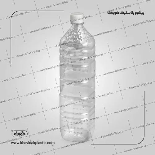 بطری پلاستیکی پت 1300 سی سی چهارگوش طرح نگین 24 گرم خویدک