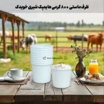 ظرف یا سطل ماست یکبار مصرف پلاستیکی هایمپک مخصوص شیر آش حلیم و نذری داغ