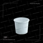 ظرف ماستی و سطل ماست 800 گرمی یکبارمصرف هایمپک شیری خویدک