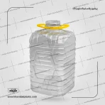 گالن 9500 سی سی مربع طرح ماموت 280 گرم + دستگیره و درب فوم یا واشر دار خویدک دوم