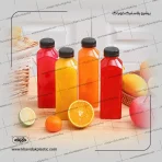 بطری جوس آب میوه شفاف پت نیم لیتری با درب