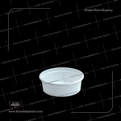 ظرف ماستی و سطل ماست یکبار مصرف 350 گرمی هایمپک شیری خویدک