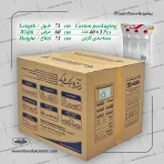 بطری پلاستیکی سنگین با بسته بندی کارتنی