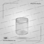 بانکه 0.5 نیم کیلویی پلاستیکی ترشی و خیار شور خالی نو با دهان گشاد