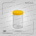 ظرف جار 1 یک کیلویی استوانه ای پلاستیکی