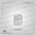 بانکه پلاستیکی گرد استوانه ای شفاف