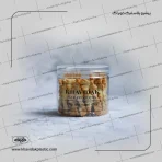 جار پلاستیکی با درب شفاف