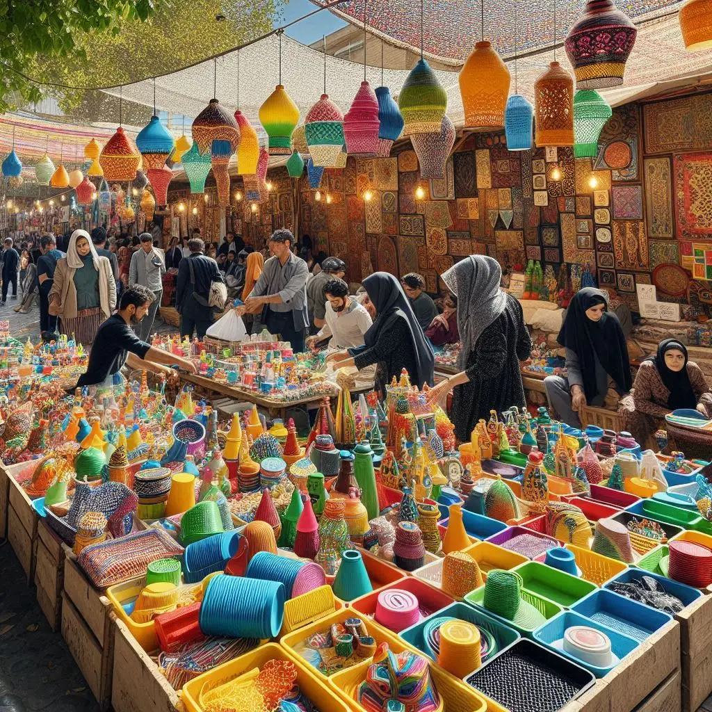 کاربرد خلاقانه ظروف پلاستیکی در ایران