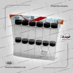 بطری ادویه پاش 160 سی سی طرح طوبی (مک کارتی) 12 عددی + درب پیچی خویدپک