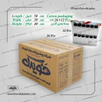 بسته بندی کارتن برای عمده فروشی بطری ادویه پاش مک کارتی با درب